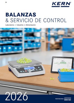 Catálogo balanzas 2026 KERN